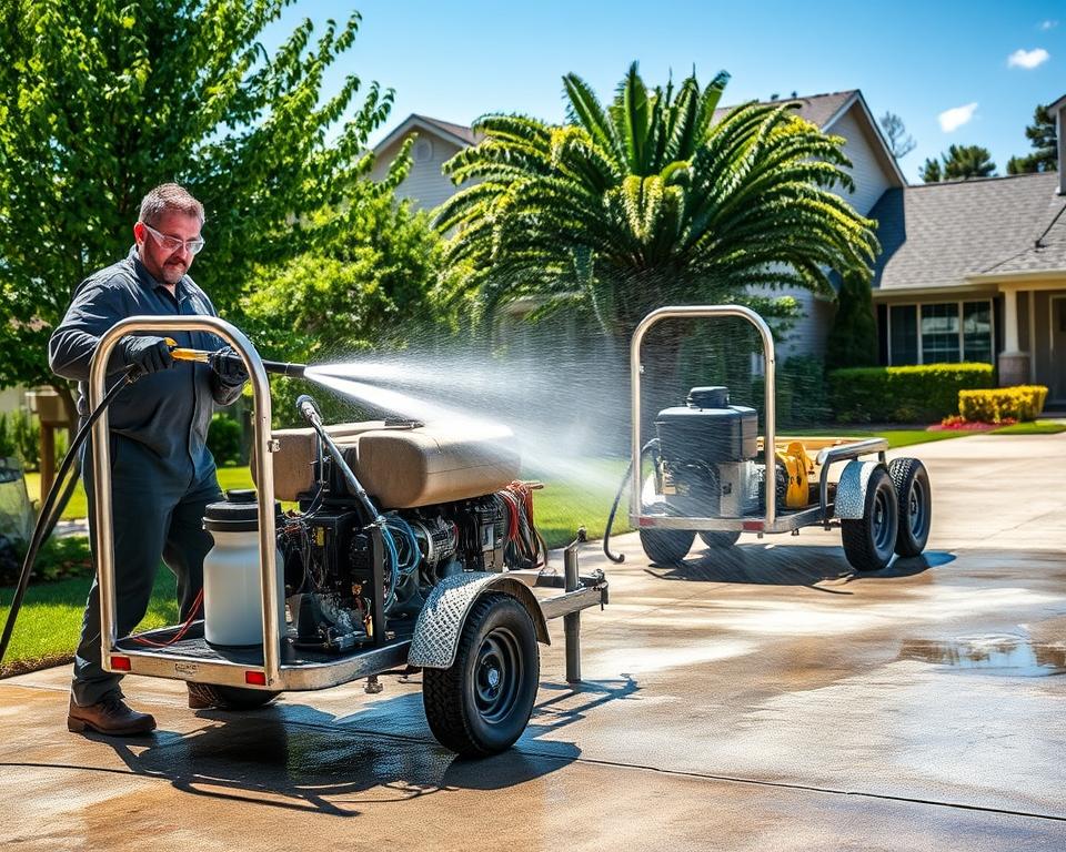 timber deck pressure washing Acworth